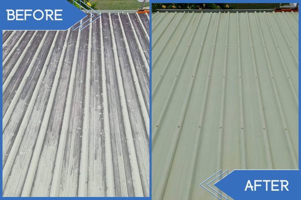 aluminum roof pressure cleaning Alexandra Headland