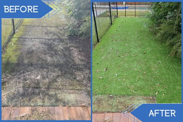tennis court synthetic grass pressure cleaning Alexandra Headland